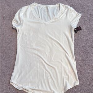 No Boundaries Cream Fitted Short Sleeve T-Shirt